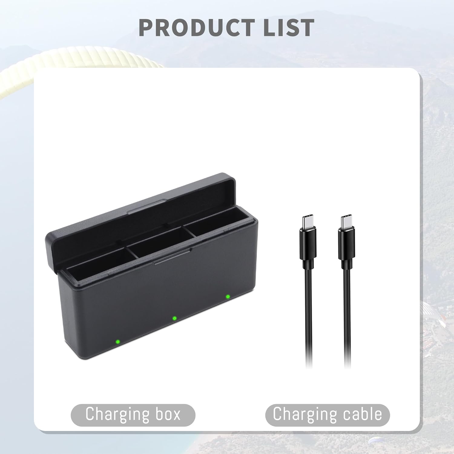 Osmo Action 5 Proバッテリー充電器 DJI OSMO 360/Action 5 Pro用 トリプルスロット 高速充電