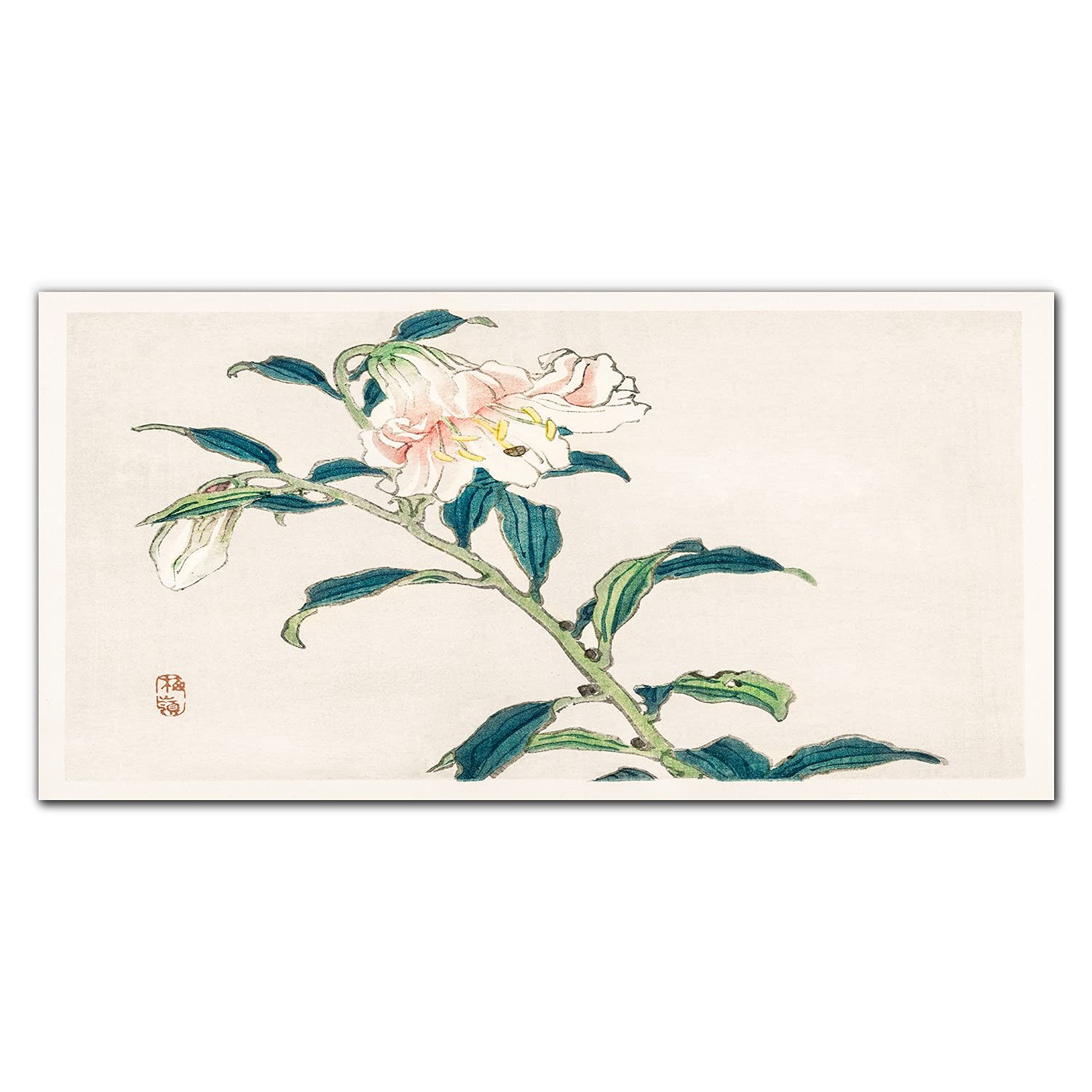 Crédence de cuisine 120x60cm en verre trempé adhésif motif fleurs