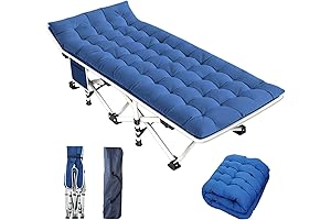 Cot XL Foldable Away Bed for Kids and Adults | Oversized Comfortable...