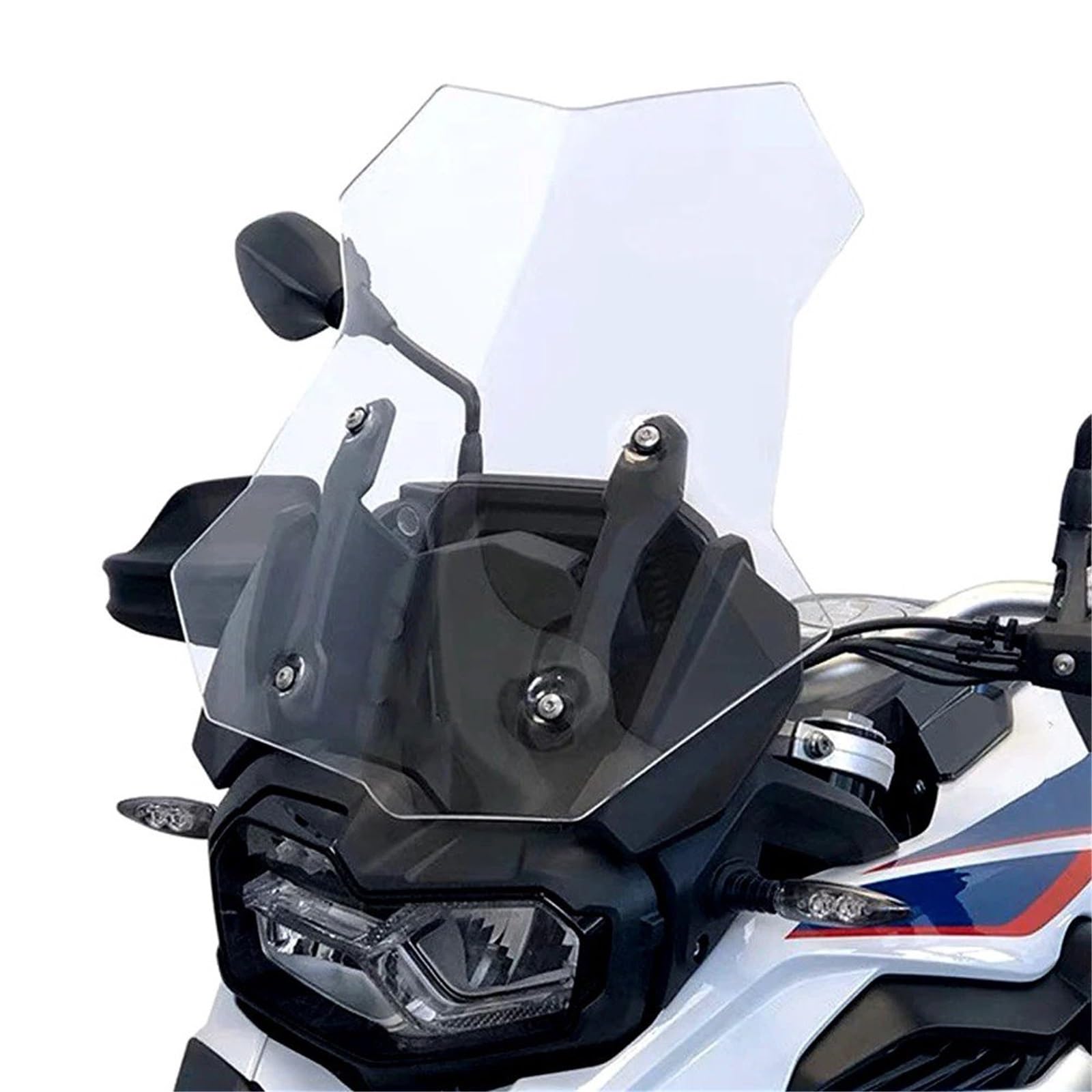 Parabrisas Cúpula Windshield para BMW F850GS para ADV para Adventure F750GS Parabrisas De Motocicleta Protector De Pantalla contra El Viento Accesorios(F*850GS Black Smoke)