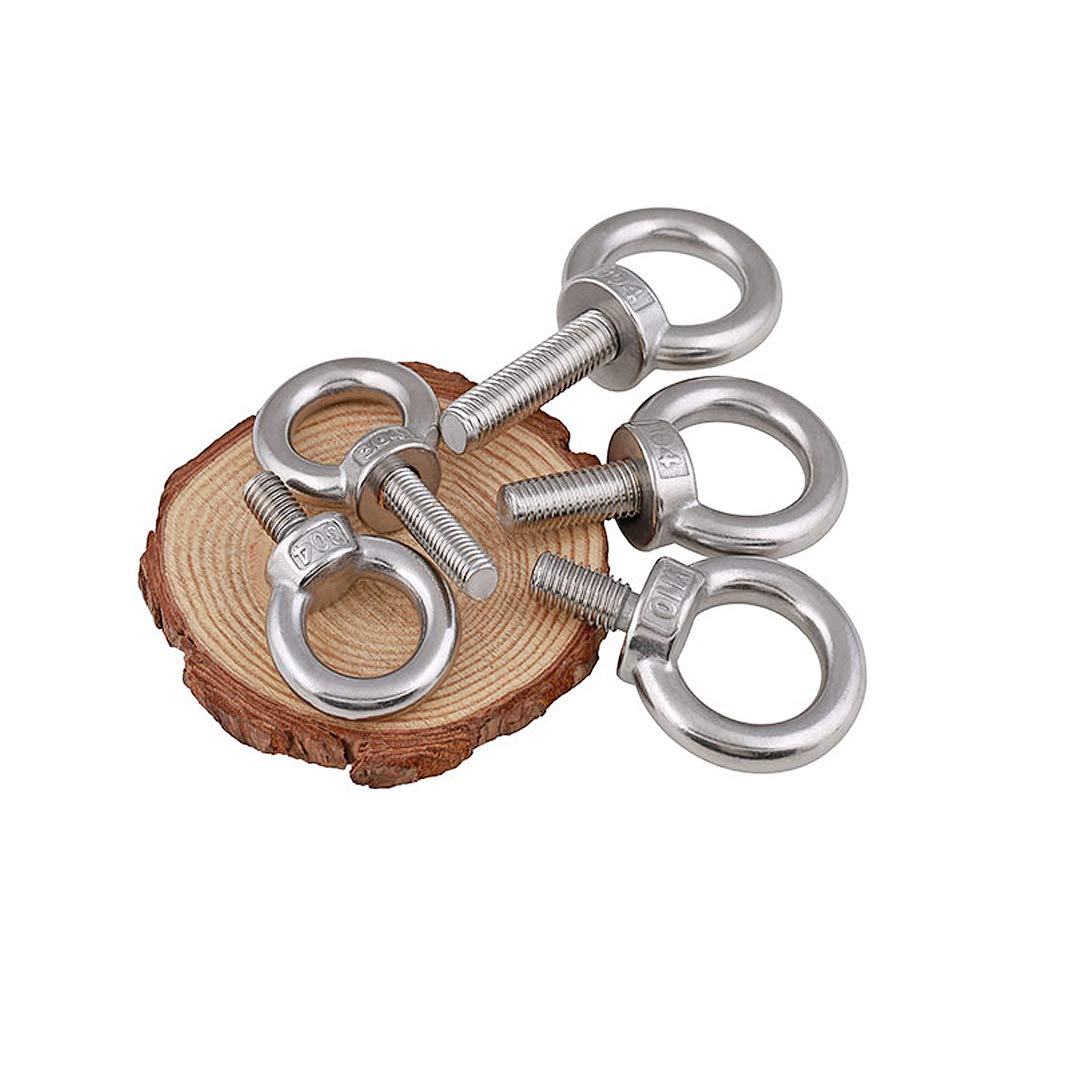 20x M6 Ringmuttern 20mm - 304 Edelstahl Augenbolzen | Für Automotive & Industrie