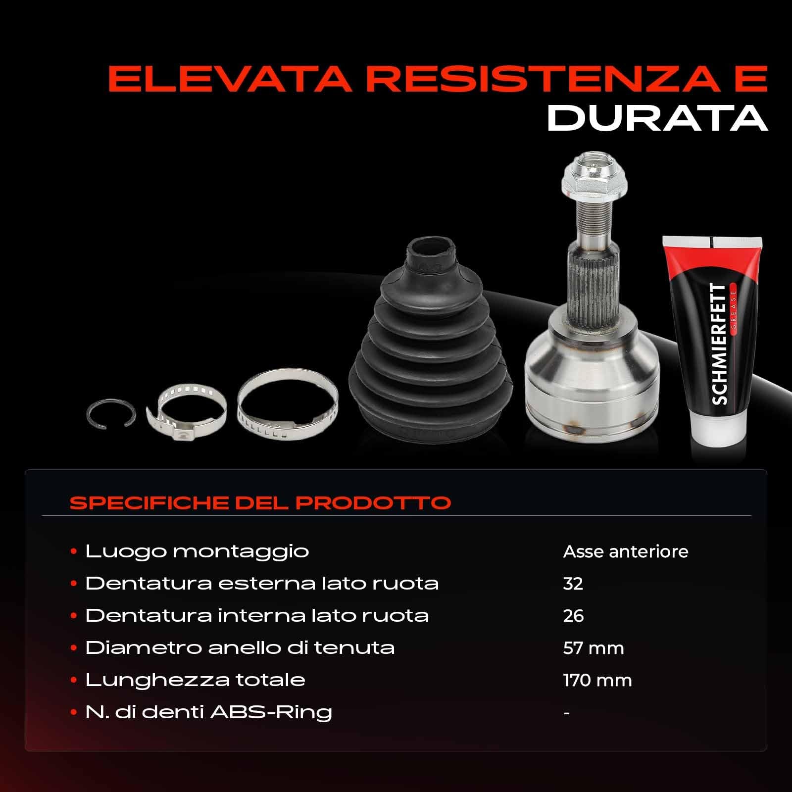 Frankberg Kit giunto omocinetico lato ruota anteriore K52123583AB
