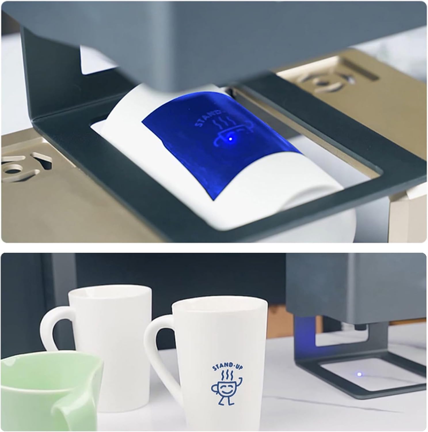 Laser Engraving Marking Color Paper, 2 PCS 15.3" x 10.4" Laser Engraving Paper for Fiber Laser Marking and Engraving to on Metal, Ceramics, Glass (Blue)