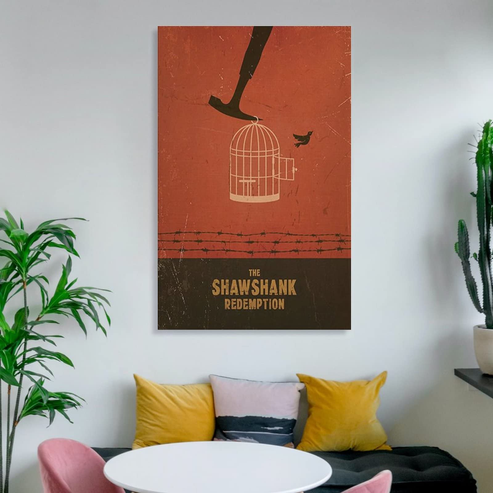 The Shawshank Redemption 12 Poster d'œuvres d'art cool Impression sur toile Décoration d'intérieur Idée cadeau 30 x 45 cm
