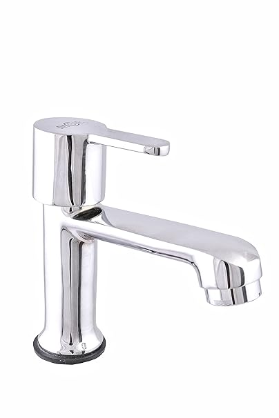 AMCORE Brass AM106 Heavy Pillar Cock with Rubber Seal and Brass nut | for wash Basin | Kitchen | Garden.