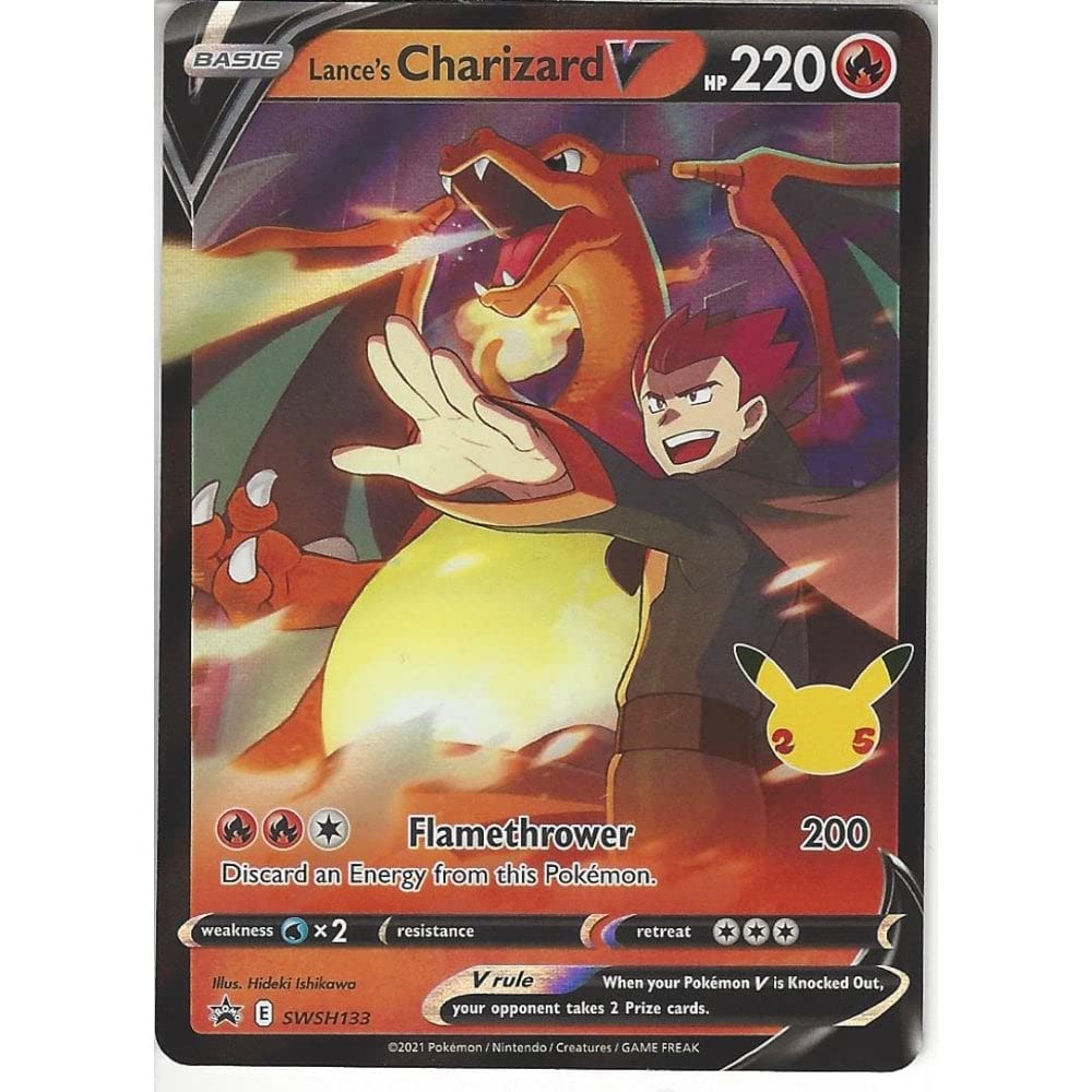 Pokemon Celebraciones Lance's Charizard SWSH133 Promo