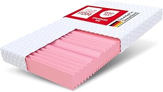 FDM FIX Matratze 140x200 cm Kaltschaummatratze Höhe 14 cm Härtegrad H2 und H3 7-Liegezonen Öko-Tex Allergikergeeignet Bezug Waschbar HR-Schaum