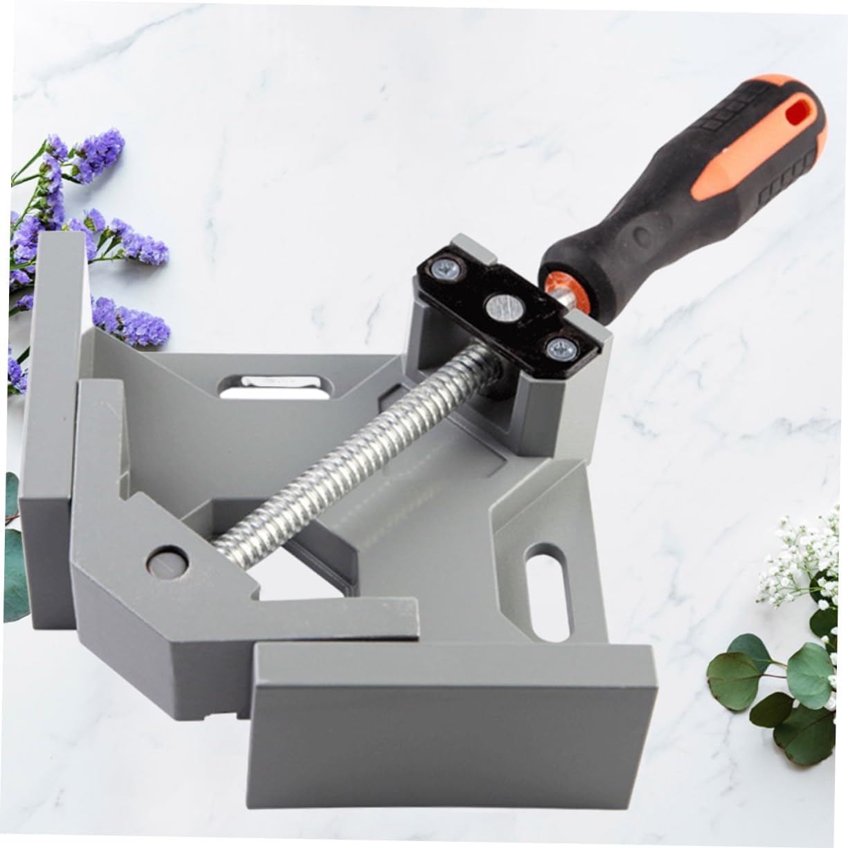 STOBOK Angle Clamp for Woodworking Clamp Replacement and Construction Tool Easy to Use Rotating Spindle Screw
