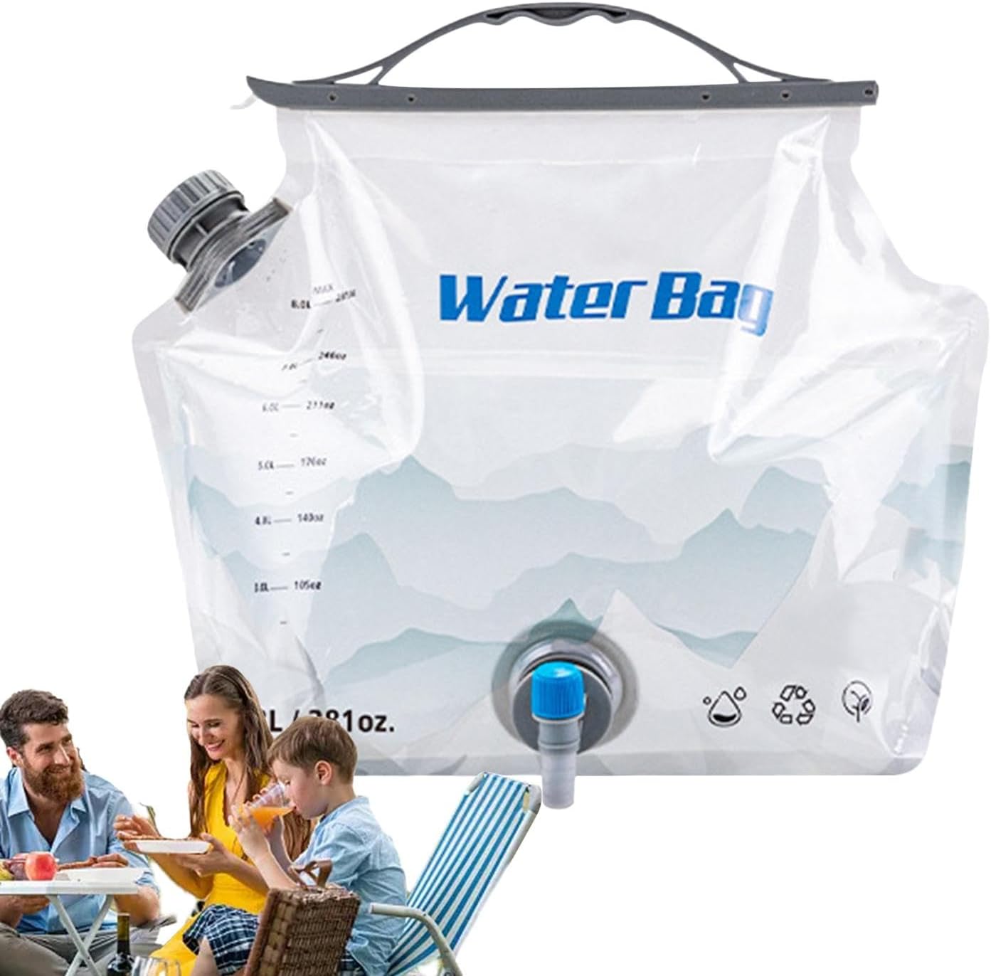 8l Camping Water Storage Carrier with Spigot Premium