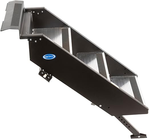 MORryde STP-206 StepAbove Fold-Up RV Entry Step - 3-Step (8" Step Rise), Fits 26" to 28" Door Width