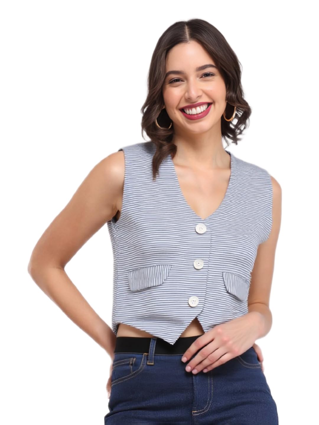 the classic togs Striped WaistCoat,Formal WaistCoat,WiastCoat For Women 04.-picture-20