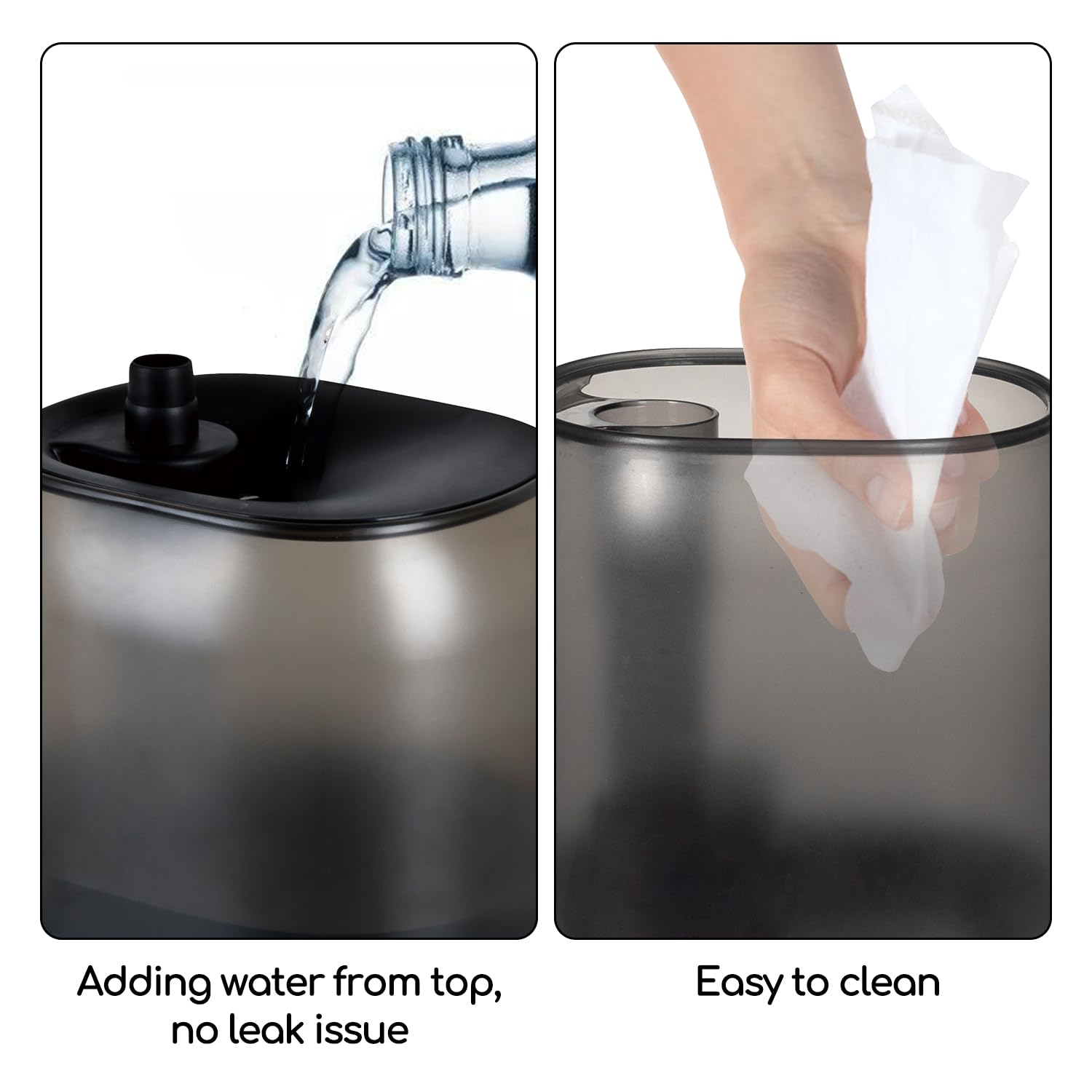 Umidificatore digitale per rettili, nebulizzatore per rettili da 4 l, con doppio tubo di estensione, sistema di nebulizzazione automatica per rettili