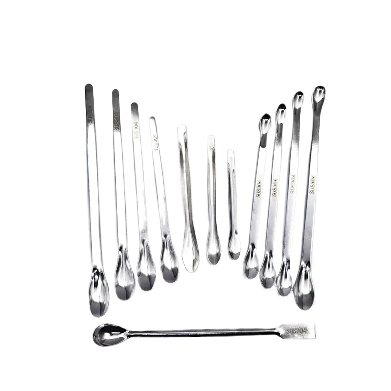 Cuillère Spatule Labo Inox Spatule cuillère de laboratoire