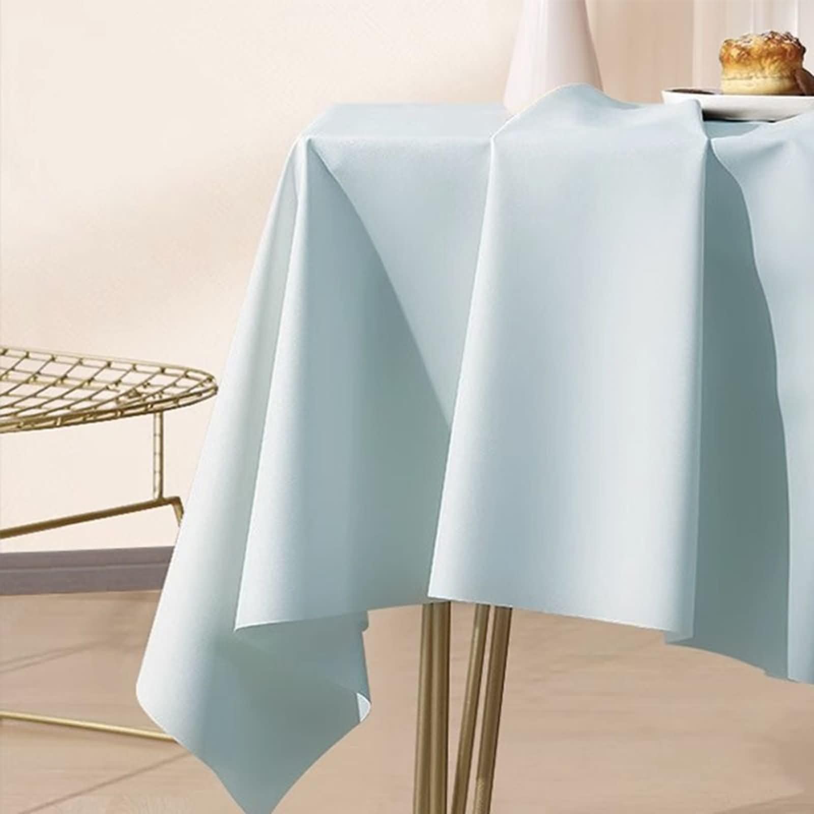 Nappe de Table PVC Anti-Taches KnSam 140x180 Imperméable pour Rénovation Table
