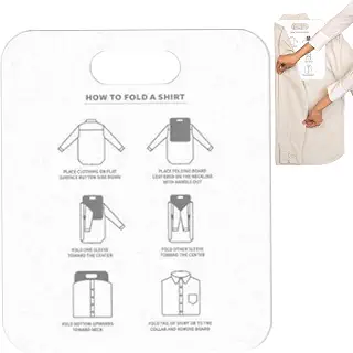 Shirt Folding Board 30cm Clothes Folder For Adults And Kids | Simple Design Folds Shirts And Tops Quickly For Neat Storage. Great For Closets, Drawers, And Travel Packing.