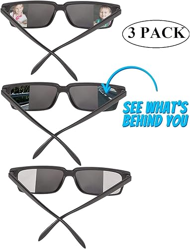 Miniatura 2 de Top Secret Spy Glasses para niños, gafas de sol de visión trasera. Mira detrás de ti! Gadget de detective. Recuerdos perfectos para fiestas.