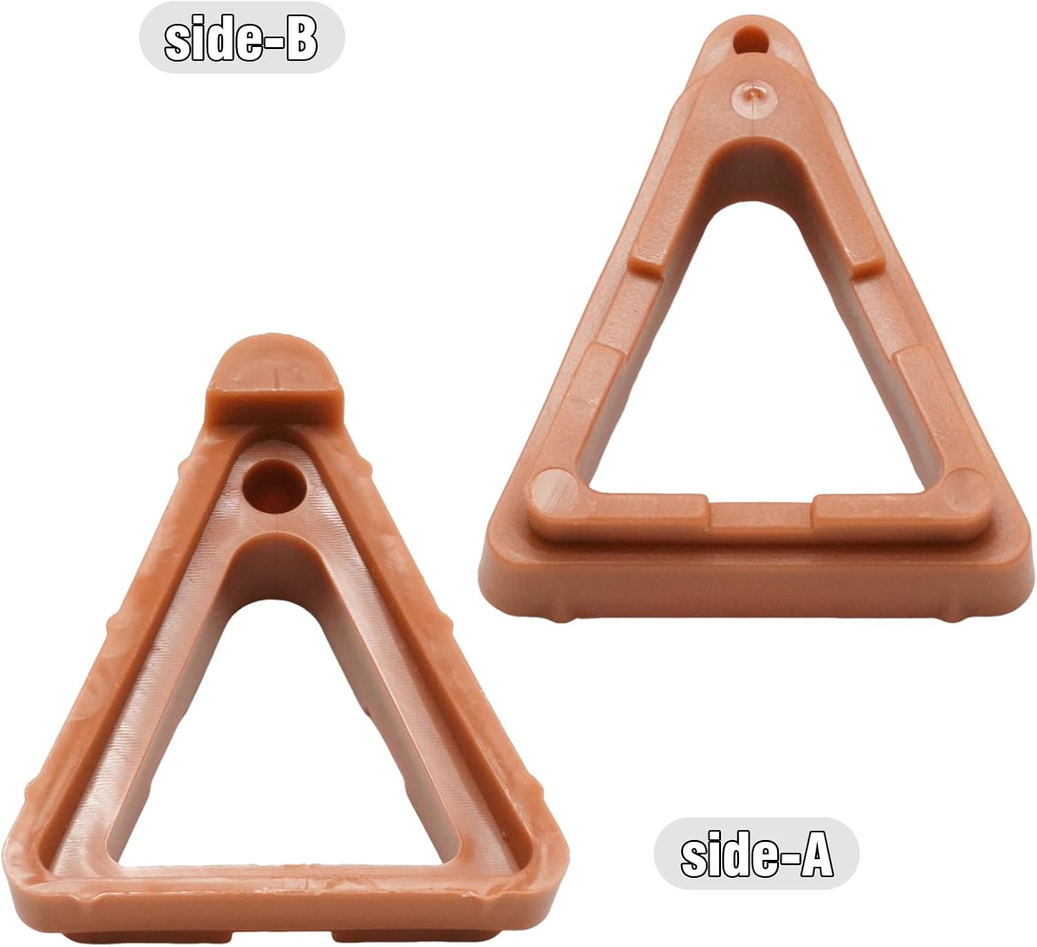 12 Pcs Plant Pot Feet, Invisible Flower Pot Risers Toes Prevent Stains and Water Damage, for Flower Plant Indoor Outdoor Patio Deck Garden Greenhouse(Brown)