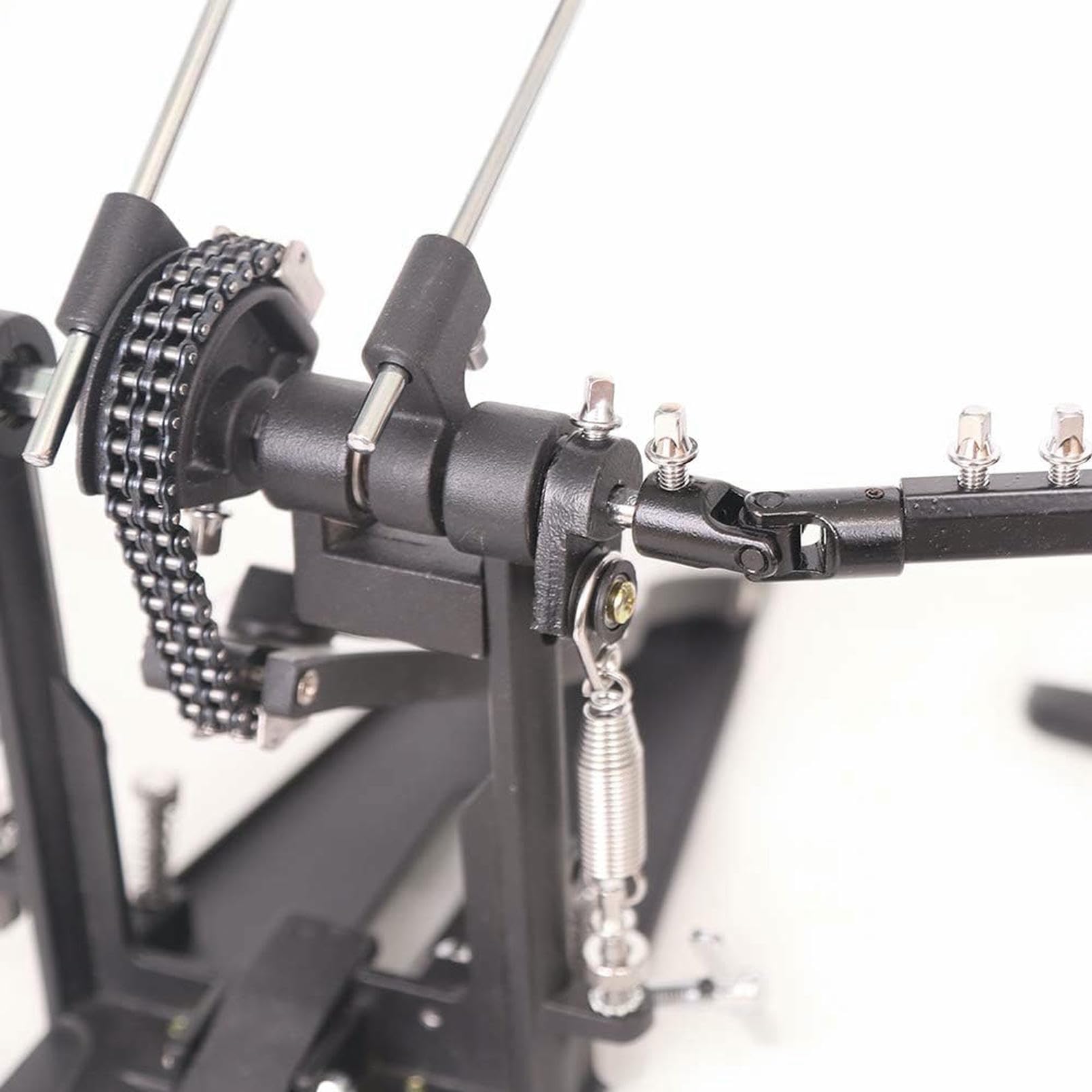 Hardware per pedale per doppio basso, compatibile con kit acustici ed elettronici, facile da controllare per batteristi e principianti