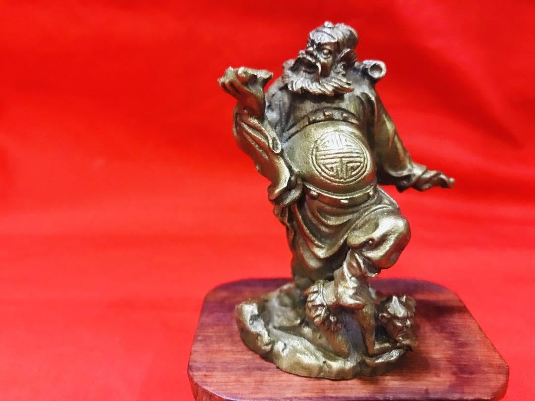 Amazon.co.jp: 置物天師鍾馗招財開運鎮宅辟邪銅器 鍾馗 装飾品 伝統