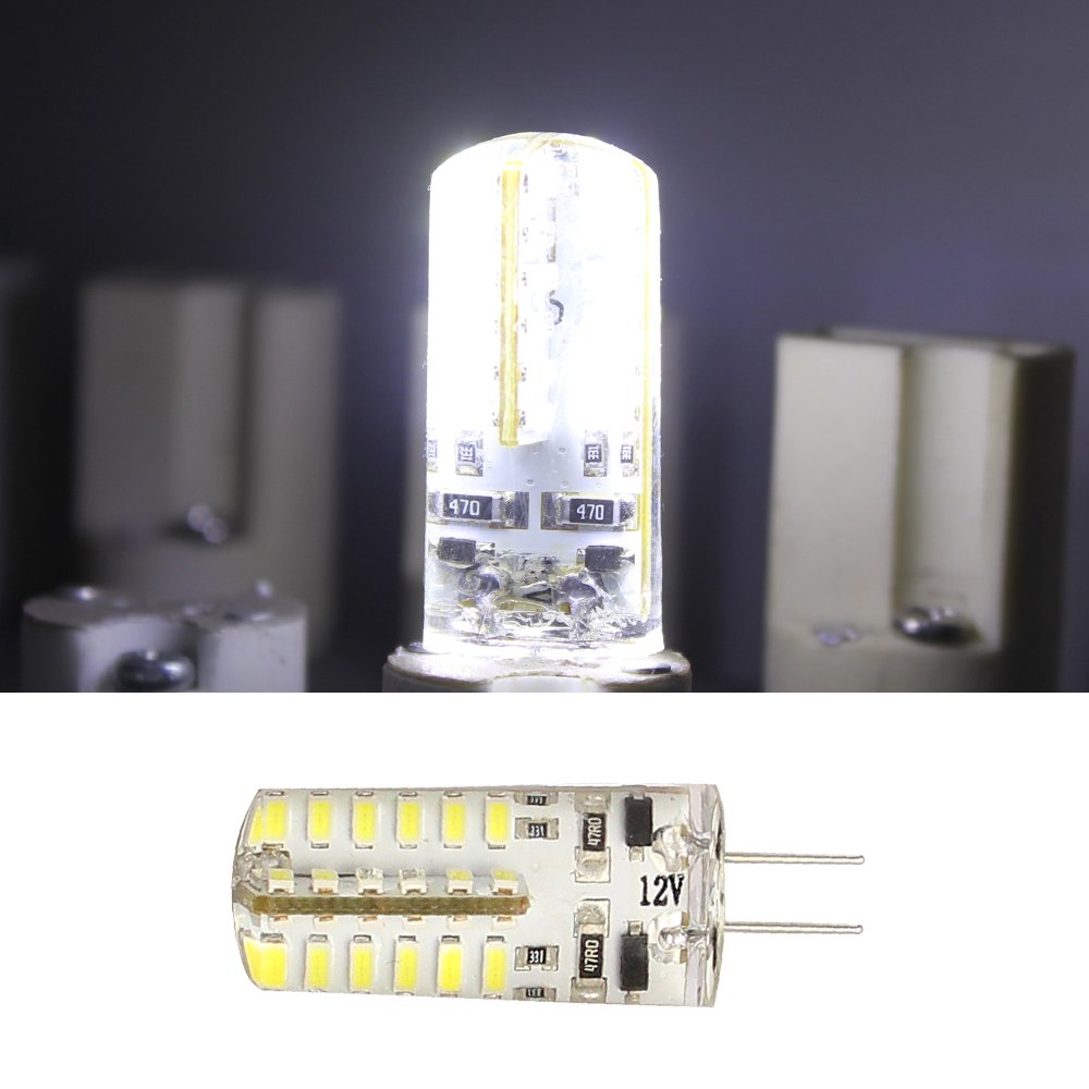 10 Lampadine LED G4 1W DC12V - Luce Bianca Fredda 6000-6500K - Angolo 360° - Non Dimmerabili - 4