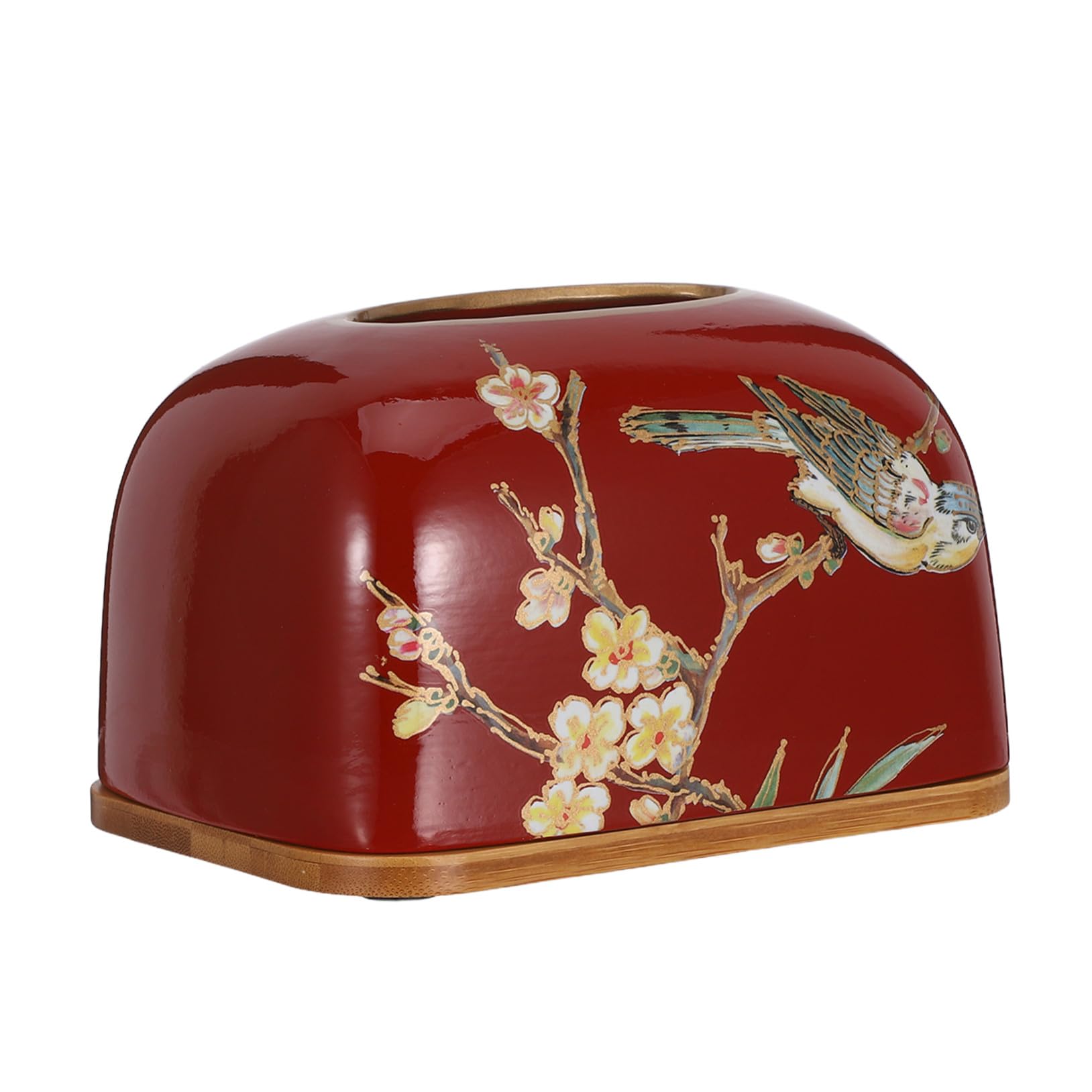 Boîte à mouchoirs vintage céramique chinoise salon bureau distributeur rétro