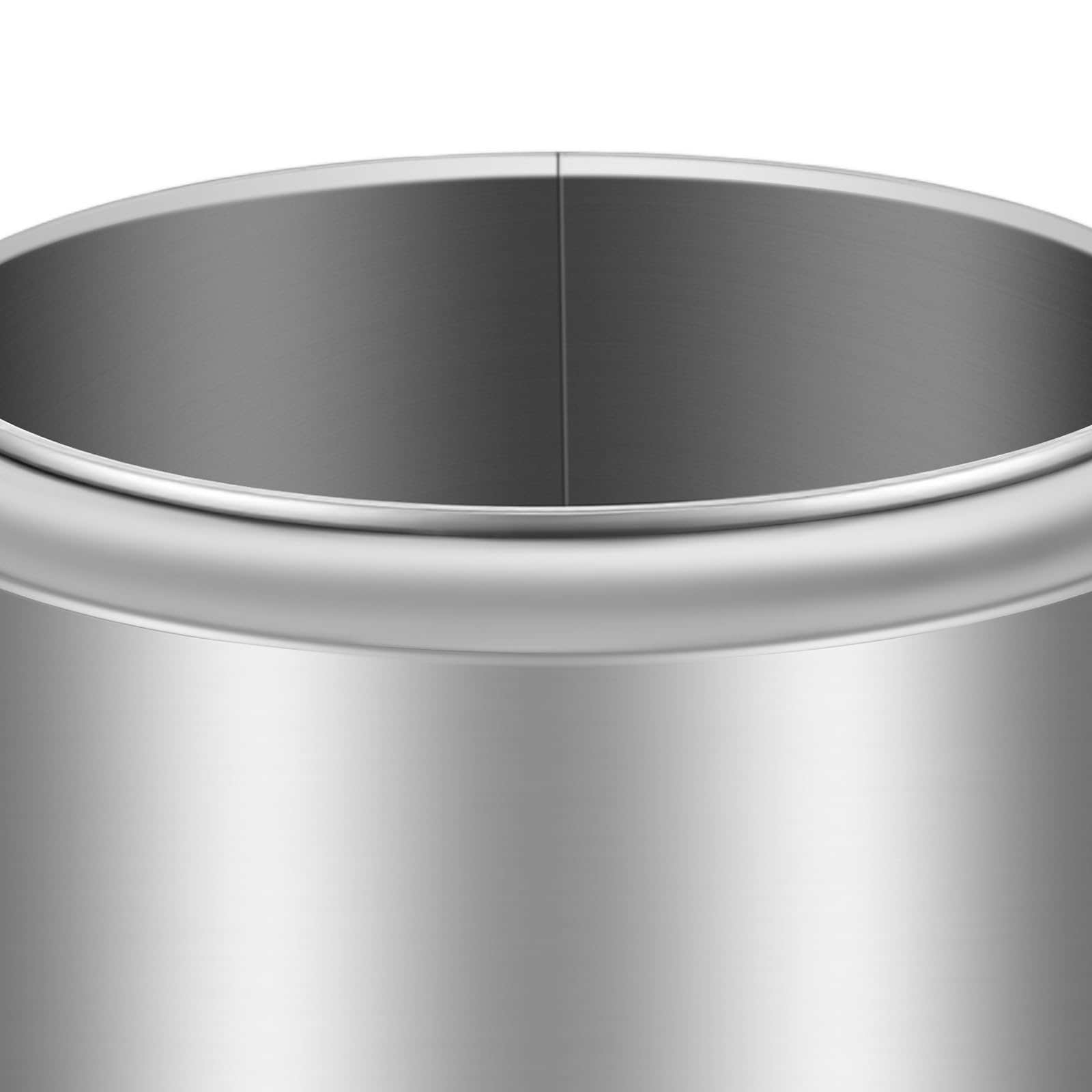 Isolierter Suppenbehälter 10L 304 Edelstahl mit Deckel, Isolierter Eimer Silikon-Dichtung & Großer Öffnung 29,5 cm Robuster Isolierbehälter für Restaurants, Haushalte, 12 Stunden Wärmeisolierung