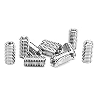Vista 7 de 10 piezas de inserto de rosca autorroscante, tuerca reductora de rosca de 15 mm, rosca hembra M10 x 1.5 mm y rosca macho M12 x 1.75 mm, kit
