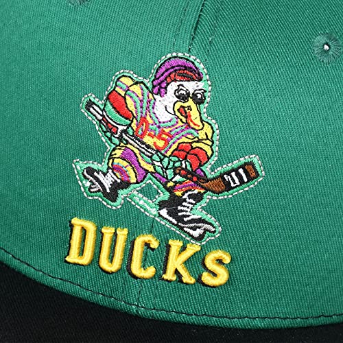 Image of TRIVINKIN Mighty Ducks hat Men's Duck hat Hockey Cap Adjustable Snapback Baseball Hat with Embroidered Logo Size (S-XL)