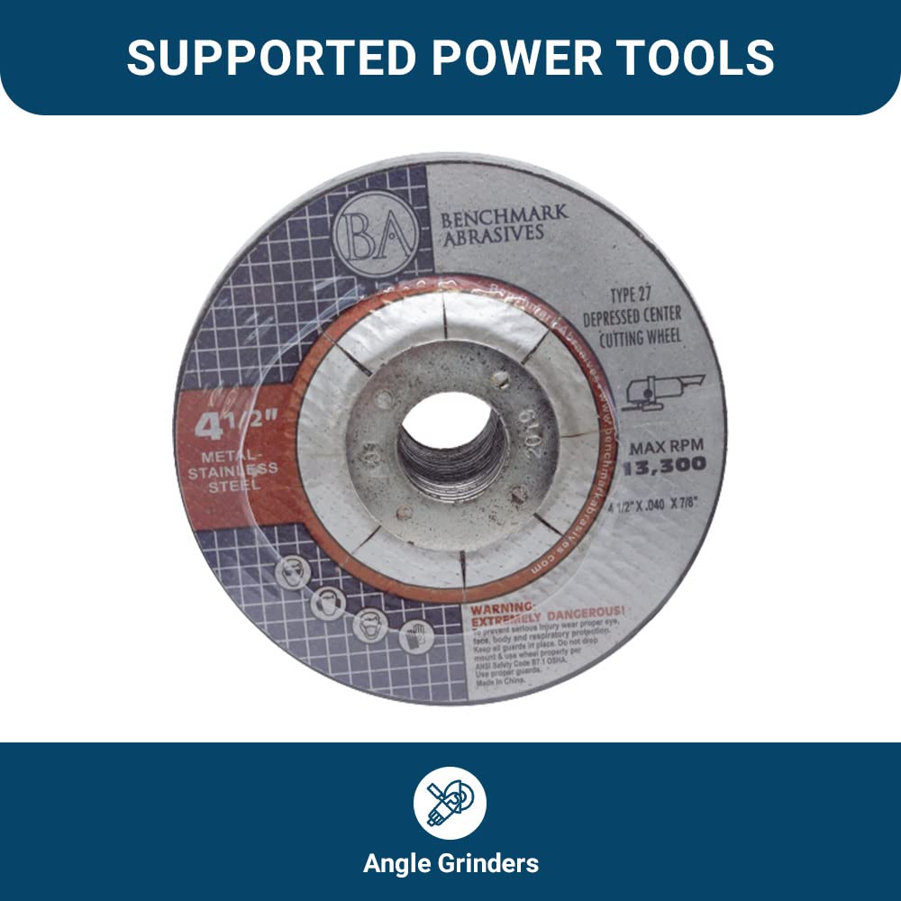 Benchmark Abrasive Cut-Off Wheels - 50 Pack -6