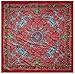 Sunshine Joy Fashionable Cotton Scarf - Red Elephant Print - Hippie Style