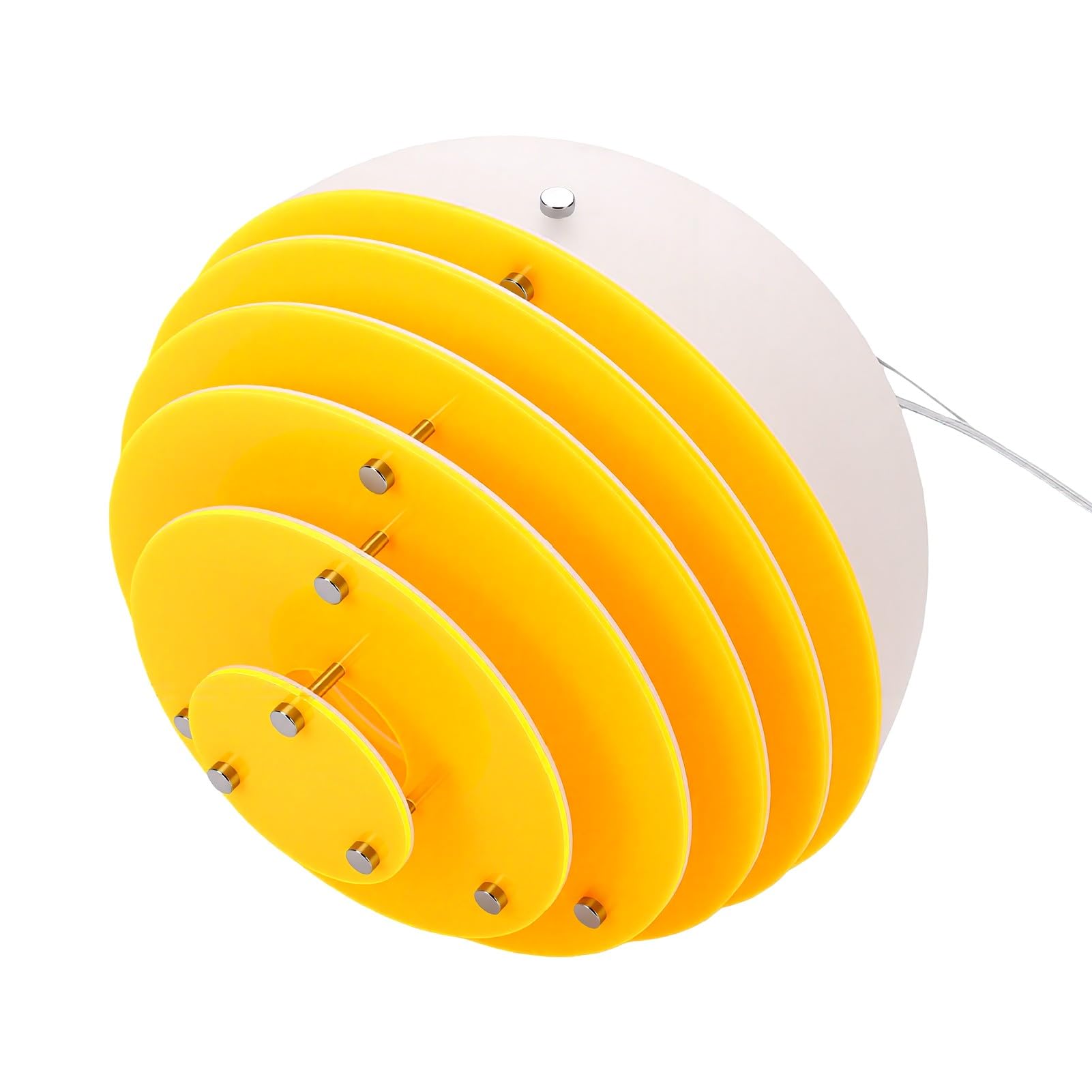 FTVOGUE Lampada Pendant per Cura degli Occhi, Globus Fixture Cablata, 1 | Luce calda ad alta luminosità, Riduce l\'affaticamento degli occhi, Arredamento moderno ed elegante, Compatibile con