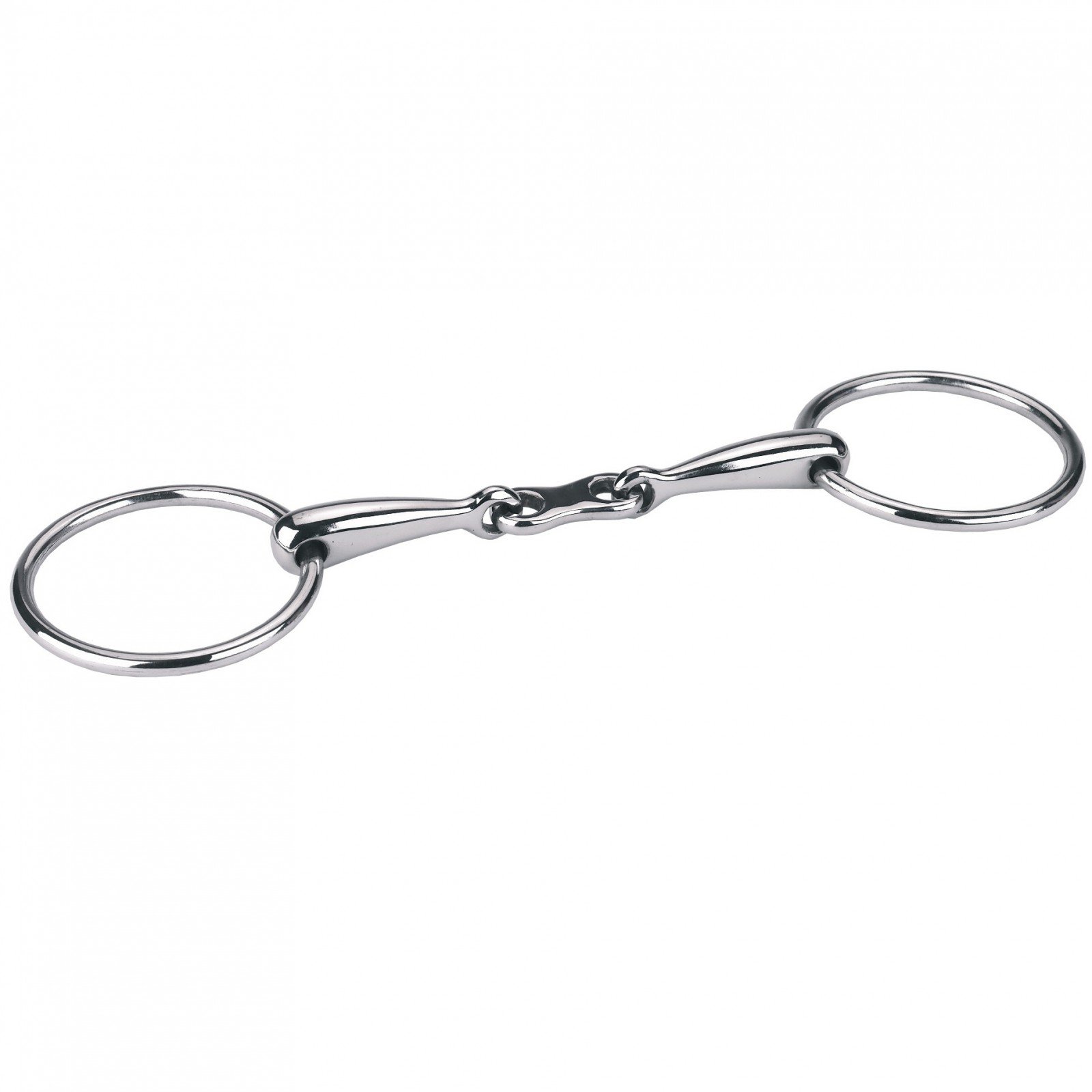Kerbl Snaffle Loose Ring Bit - French Link 13,5 cm