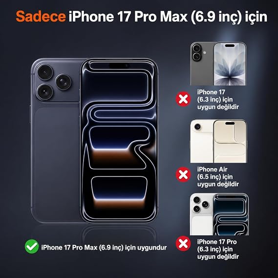 URUCHI Güçlü Manyetik Telefon Kılıfı, iPhone 18 Pro Max / 17 Pro Max, [Mag-Safe ile Uyumlu] [Askeri Düzey Düşme Koruması] [Güçlü Silikon Kenarlar] İnce Yarı Saydam Mat Koruyucu Kılıf (Antik Beyaz)