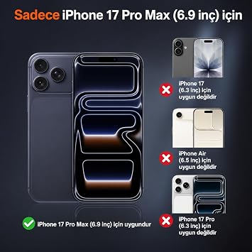 URUCHI Güçlü Manyetik Telefon Kılıfı, iPhone 18 Pro Max / 17 Pro Max, [Mag-Safe ile Uyumlu] [Askeri Düzey Düşme Koruması] [Güçlü Silikon Kenarlar] İnce Yarı Saydam Mat Koruyucu Kılıf (Antik Beyaz)