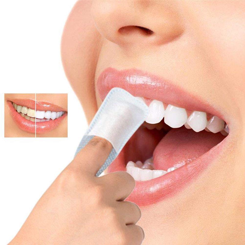 Artibetter Disposable Finger Toothbrush Oral Cleaning Wipes Sterilized Medical Dental Gauze 3.94X1.97X0.04In 20 Pack for Teeth and Hygiene - Image 2
