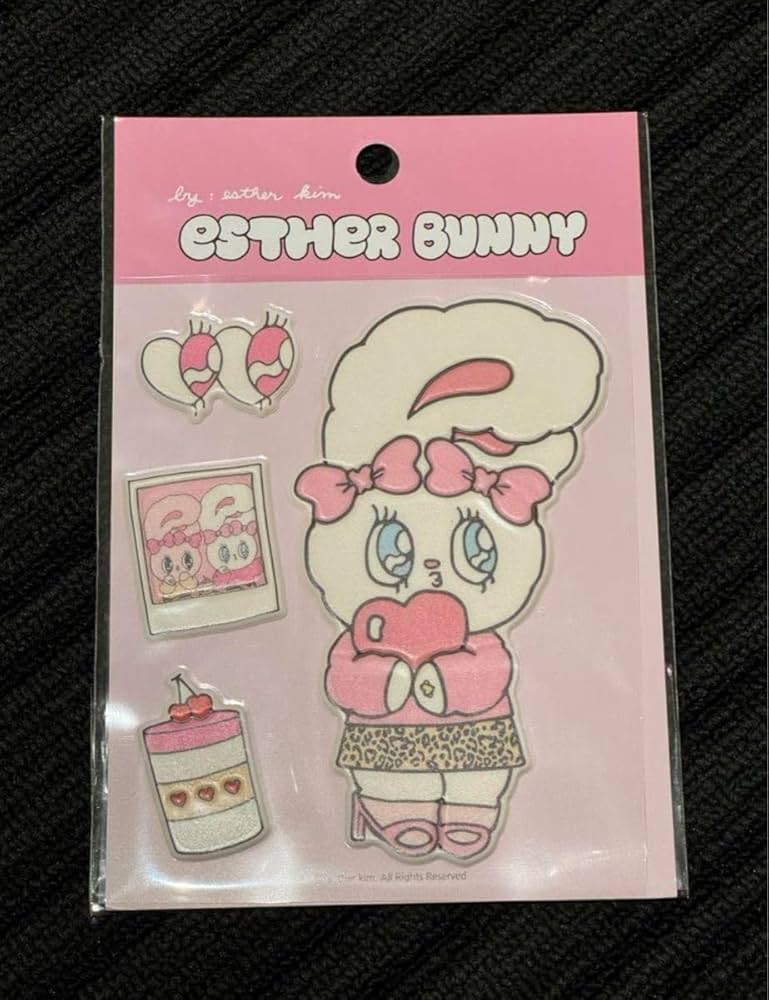 エスターバニー　ステッカー　シール　デコ 6個セット Amazon.co.jp: esther bunny エスターバニー シールセットステッカー