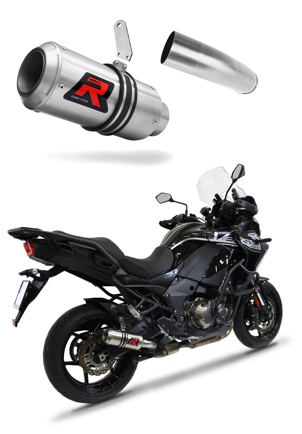 DOMINATOR Silenciador Escape GP compatible con VERSYS 1000 2019-2024