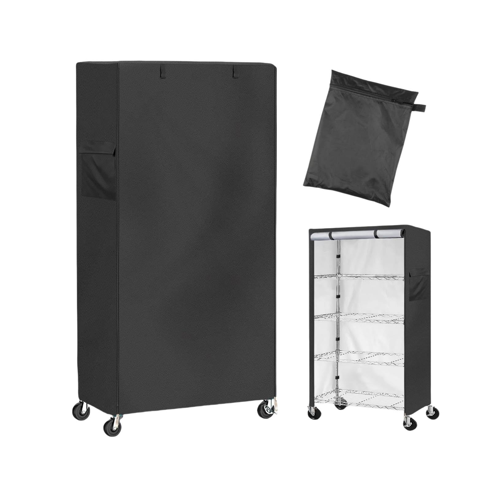 Generic Aufbewahrung, Aufbewahrungsdraht, Staubdicht, Hält Regal Sauber, Oxford, Outdoor Regalschutz für , 122cmx51cmx183cm