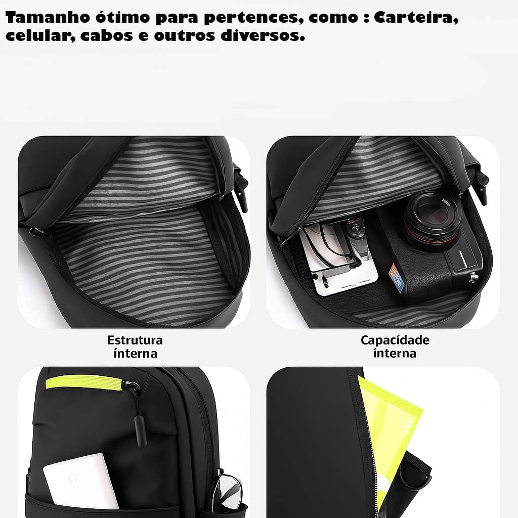Mochila masculina e feminina emborrachada à prova d’água bolsa de ombro mochila transversal bolso anti-furto shower bag em promoção! Veja a oferta e mais achadinhos de Mochilas & Pastas Masculinas 7 Hoje é o melhor dia para comprar Mochila masculina e feminina emborrachada à prova d’água bolsa de ombro mochila transversal bolso anti-furto shower bag com aquele preço maroto! Promoção! Aproveite a oferta! 7