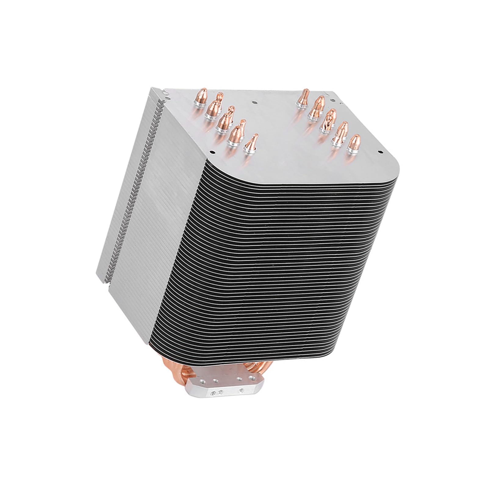 COOLHOOD Bloque de refrigeración LED para módulos de potencia, disipador de calor de metal con tubos de calor de cobre para planificación vertical del espacio, montaje de fregadero de refrigeración