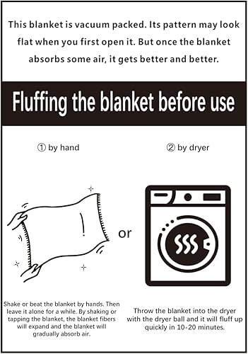 Miniatura 2 de Edenleaf Manta de forro polar, acogedora y cálida, manta peluda de felpa gruesa y esponjosa, súper suave, esponjosa, cálida, de felpa para sala de