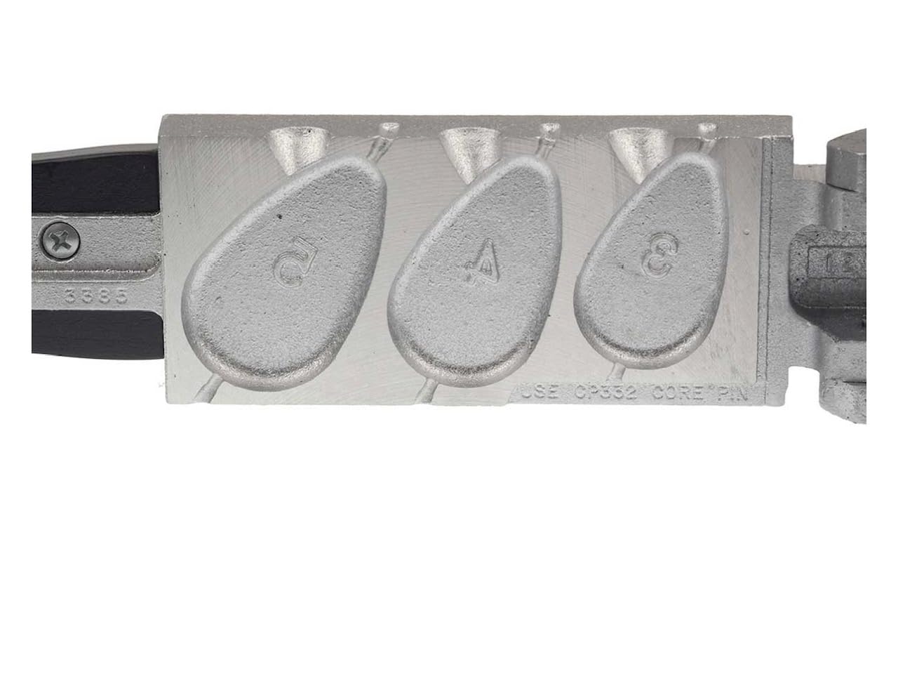 Do It Mold No Roll Sinker Production - 4 Cavity Mold For 3/8oz To 1oz Weights