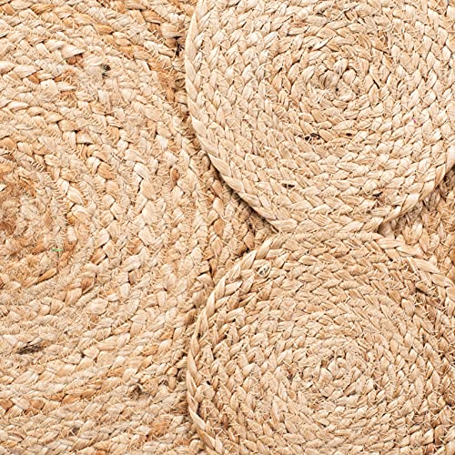 SAFAVIEH Natural Fiber Collection Area Rug - 5' Round, Natural,