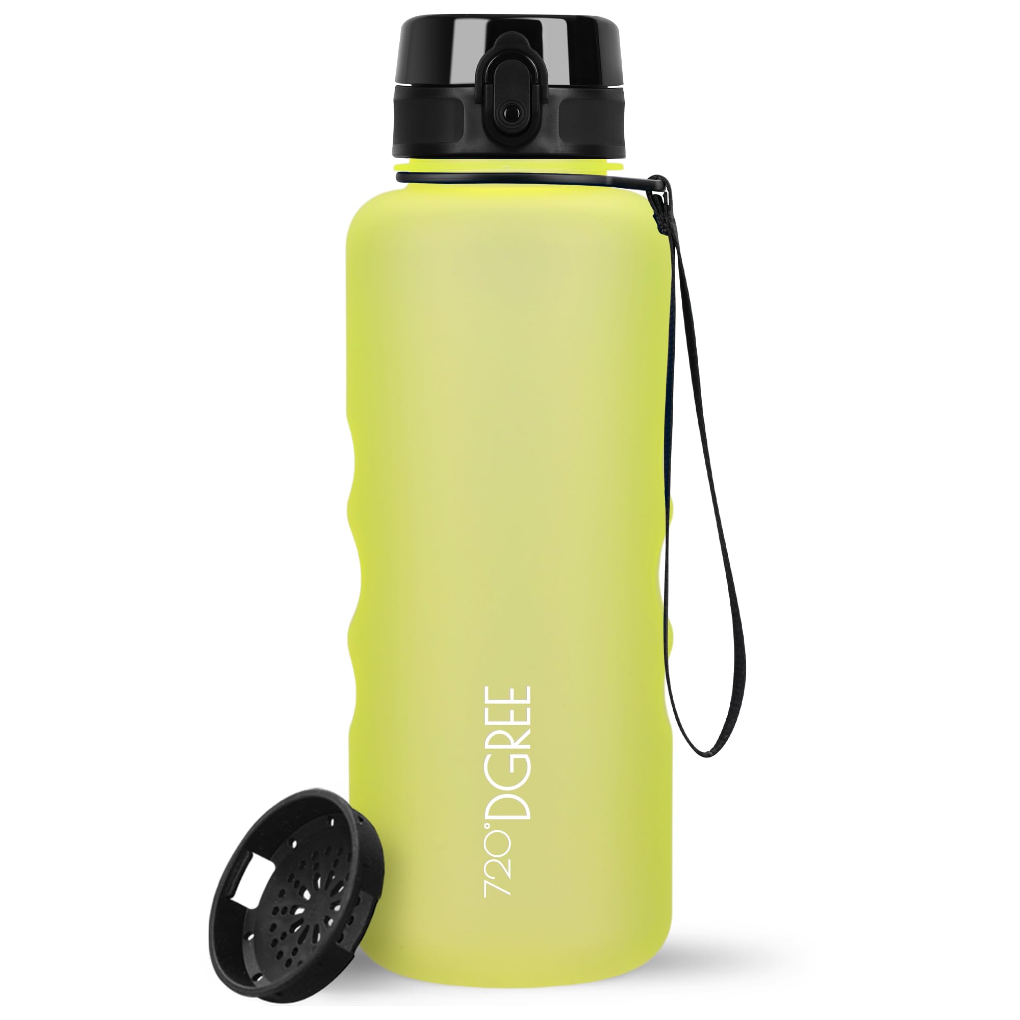 720°DGREE Botella uberBottle + colador – 350 ml, 500 ml, 650 ml, 1000 ml, 1,5 l, 2 l – Sin BPA – Botella de agua para deportes, escuela, niños, fitness, gimnasio, bicicleta, exterior – ligera — view 54