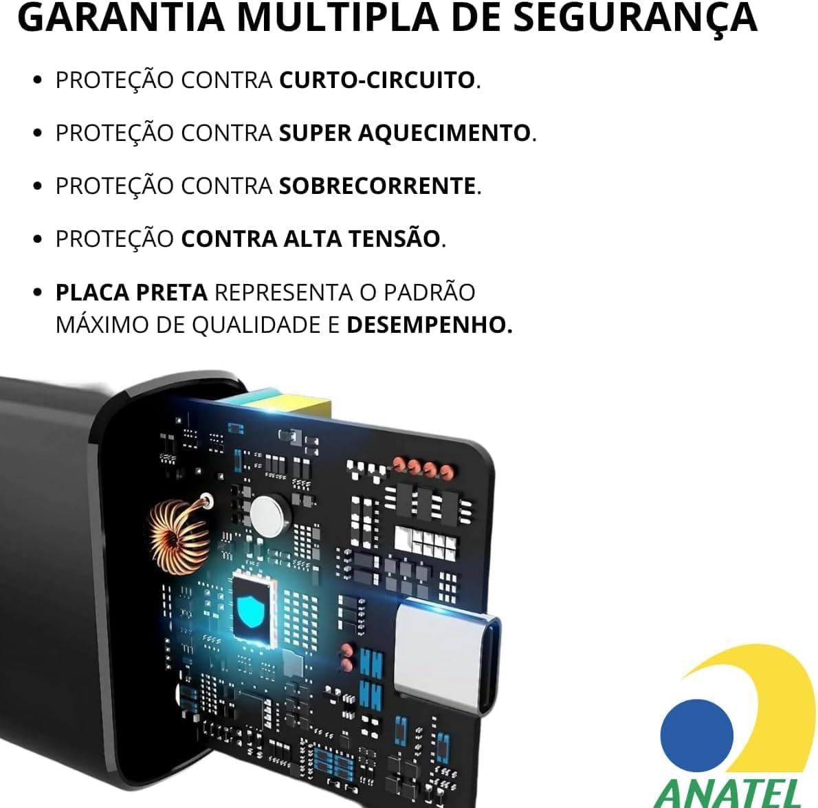 Carregador Turbo 30W Compatível Para Samsung Galaxy Tipo C Rápido Fonte Cabo USB C S20 S21 S22 S23 S24 S25 S26 Plus A14 A24 A34 A54 A74 A15 A55 A56 A16 A17 A36 A37 Tab A S Celular 5G Premium 10CLICK®