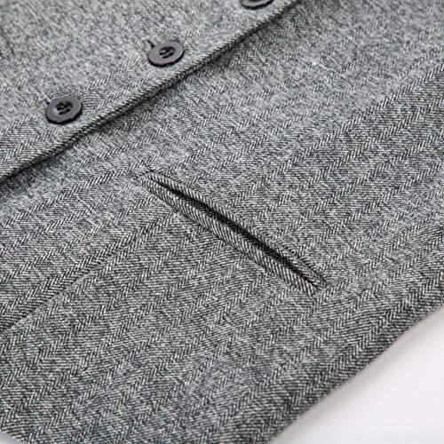 KANCY KOLE Women's Vintage Vest Fully Lined Formal Business Dress Suits Button Down Steampunk Waistcoat4