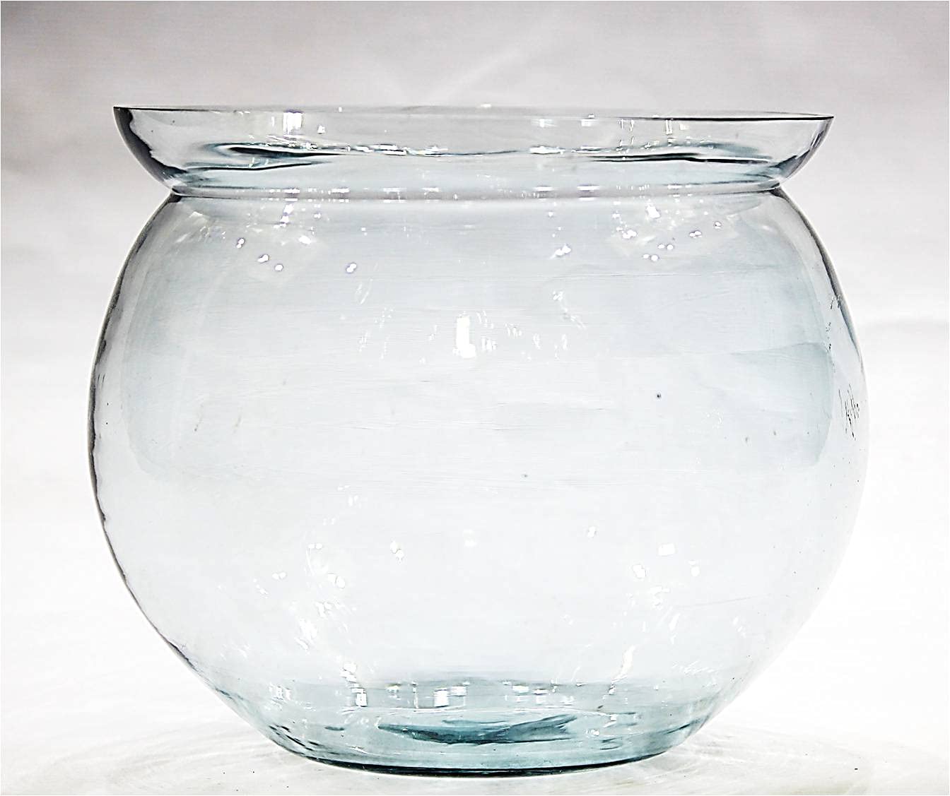 SHOBHANA ENTERPRISES Crystal Clear Glass Fish or Terrarium Round Bowl (8 inches) (B08LC6T22P) Amazon Price History, Amazon Price Tracker