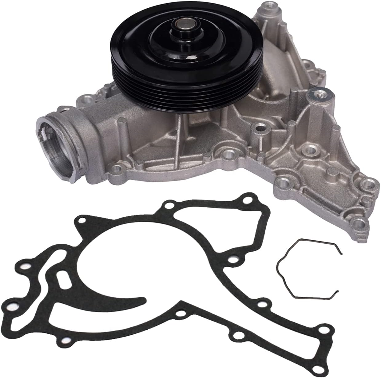 TUCAREST AW6142 Water Pump Kit w/Gasket (For V6 3.0L/3.5L) Fit For 06-07 Me-Benz C230 C280, 08-12 C300, 06-11 C350 E350 ML350 R350 SLK350, 06-09 CLK350 SLK280, 10-11 SLK300 GLK350 [# 2722000901]