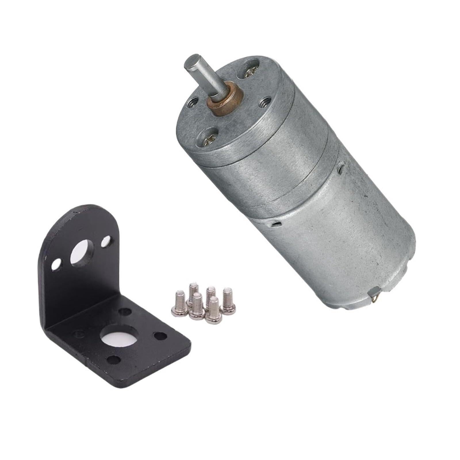 Motore DC JGA25-370 12V/6V bassa velocità coppia elevata con staffa e