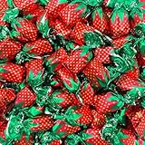Arcor Strawberry Filled Bon Bons | 1 Pound Bag - Approx. 60 Count | Christmas Candy | Strawberry Bon Bons |Hard Candy Individually Wrapped |